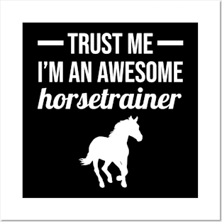 Trust me Im an awesome horse trainer Posters and Art